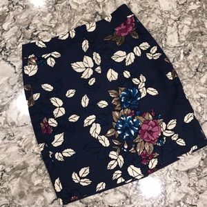 Ann Taylor Floral Pencil Skirt